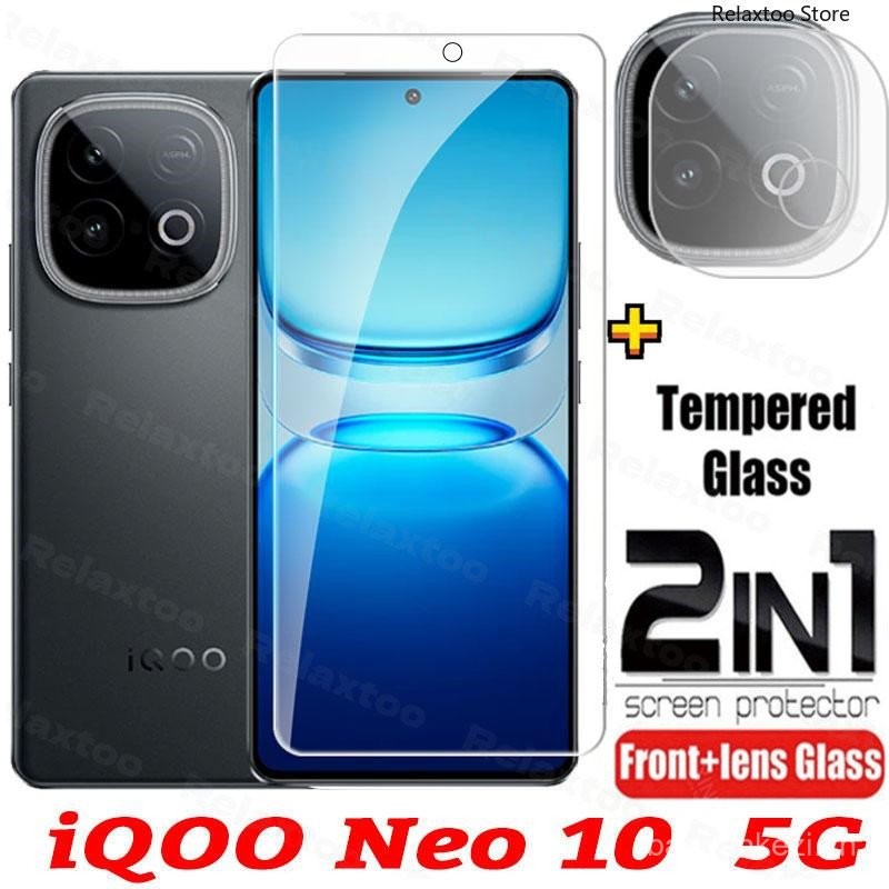 IQOO Neo10 5G 2in1 Kính Cường Lực Cong 3D Cho IQOO Neo 10 Neo10 Pro 10Pro Neo10Pro IQOONeo10 5G Phía