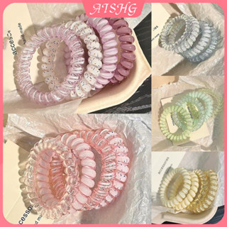 AISHG Dây Buộc Tóc Cao Su Đàn Hồi Cao Style Hàn Quốc, Phụ Kiên Thời Trang Cho Tóc Và Điện Thoại