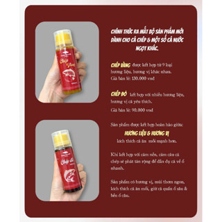  Tinh Mùi Câu Cá Chép Vàng Chép Đỏ Chung Nguyễn Fishing 100ml 