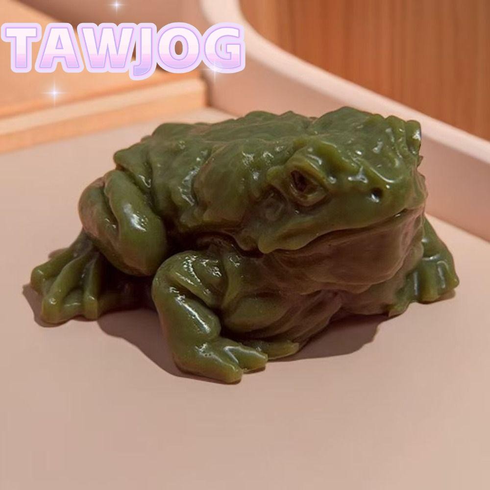 TAWJOG Ếch Bóp, Giảm Căng Thẳng Dính Ếch Mô PhỏngToy, Con cóc Mềm Bóp Đồ Chơi Đồ Chơi Tricky