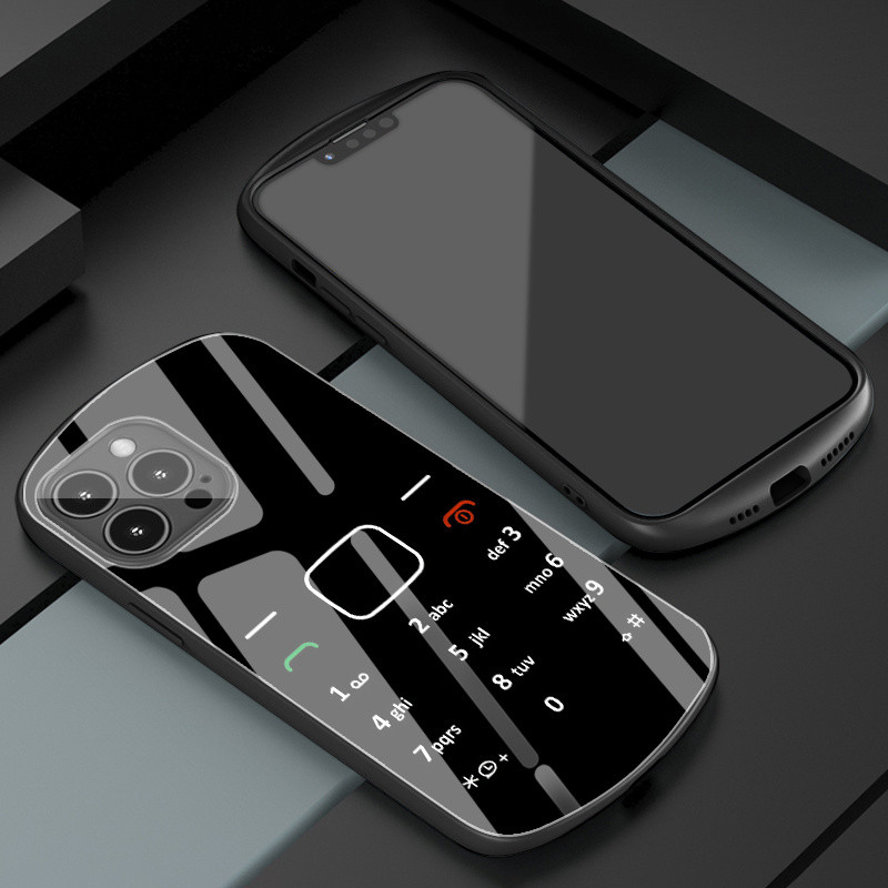 Nút điện thoại di động kiểu cũ Vỏ điện thoại đẹp Retro cao cấp Thích hợp cho iPhone 11 _ 11pro _ 11 