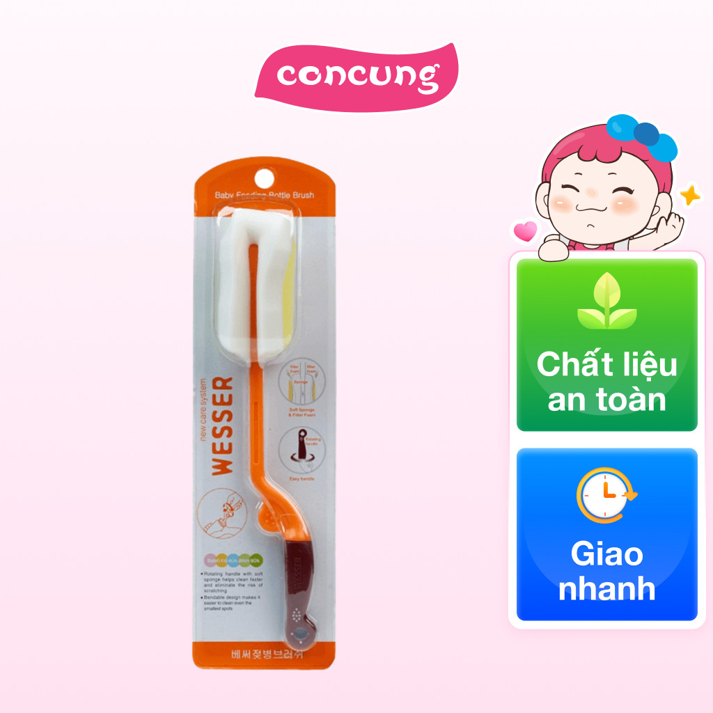Cọ rửa bình sữa Wesser