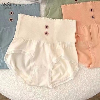 Đồ lót liền mạch đồ lót nữ eo cao thoải mái khi mặc quần lót liền mạch kích thước lớn quần lót cạp cao quần lót nâng mông lót bông màu trơn * kính