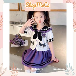 Set bộ Kuromi thuỷ thủ # CS333 kèm chân váy kaki mềm # cho bé gái