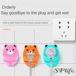 Lưu trữ tường cắm điện móc không đục lỗ cắm điện ổ cắm giá đỡ nhà bếp trộm móc phòng tắm nhà bếp lưu trữ móc