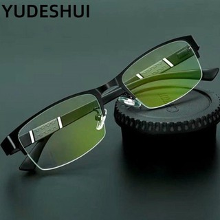 Kính Đọc Sách Kinh Doanh Thời Trang Nửa Khung Cổ Điển Vintage Chống Ánh Sáng Xanh