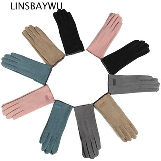 Găng tay bảo vệ giữ ấm mùa đông có thể sử dụng màn hình cảm ứng phong cách Hàn Quốc cho nữ