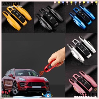 Chìa khóa điều khiển từ xa WTTLE, Vỏ bảo vệ chìa khóa ABS, Vỏ bảo vệ hộp đựng chìa khóa da cho Porsche / Panamera / Spyder / Carrera / Macan / Boxster / Cayman / Phụ kiện xe hơi Cayenne
