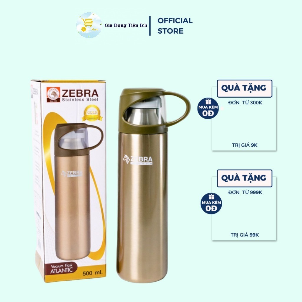 Bình Cách Nhiệt Zebra Thái 630, Bình Giữ Nhiệt Inox Cao Cấp Giữ Nóng Và Lạnh An Toàn Mta-Mart2