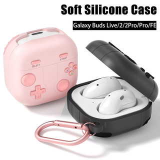 Ốp lưng Samsung Galaxy Buds FE Live Buds2 2 Pro 2Pro Chống sốc Slim Phim hoạt hình Silicone Bảng điều khiển trò chơi Vỏ tai nghe Bảo vệ mềm chống rơi