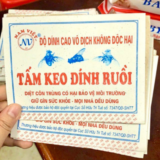 SỈ 100 TẤM KEO BẪY DÍNH RUỒI .LOẠI TỐT NHIỀU KEO SIÊU DÍNH