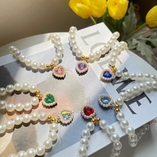 Phụ kiện vòng cổ ngọc trai cho chó cưng