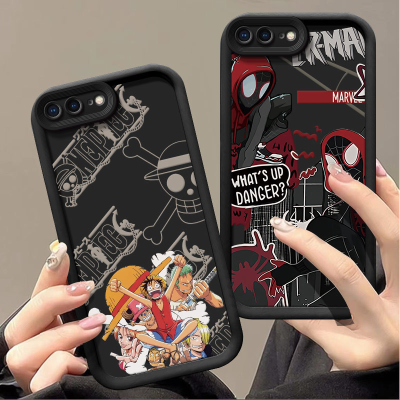 ốp lưng iphone 7 plus Ốp điện thoại Anime Spider-Man Cho iphone 7 plus ốp lưng iphone 8 plus