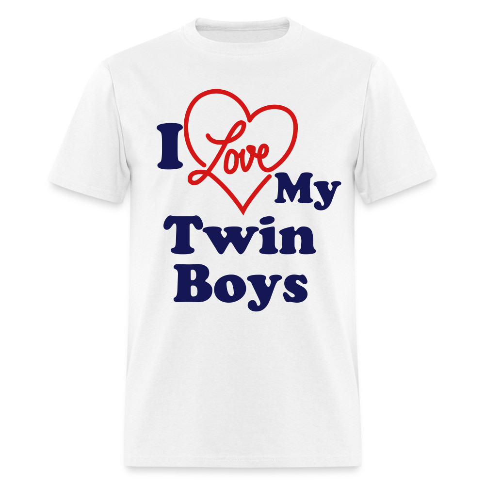 I Love My Twin Boys Áo thun