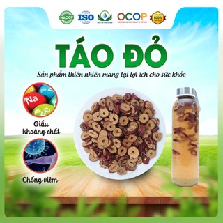 Trà Táo Đỏ Thái Lát Sấy Lạnh - Hỗ Trợ Lợi Khuẩn Đường Ruột, Giảm Nguy Cơ Tiểu Đường