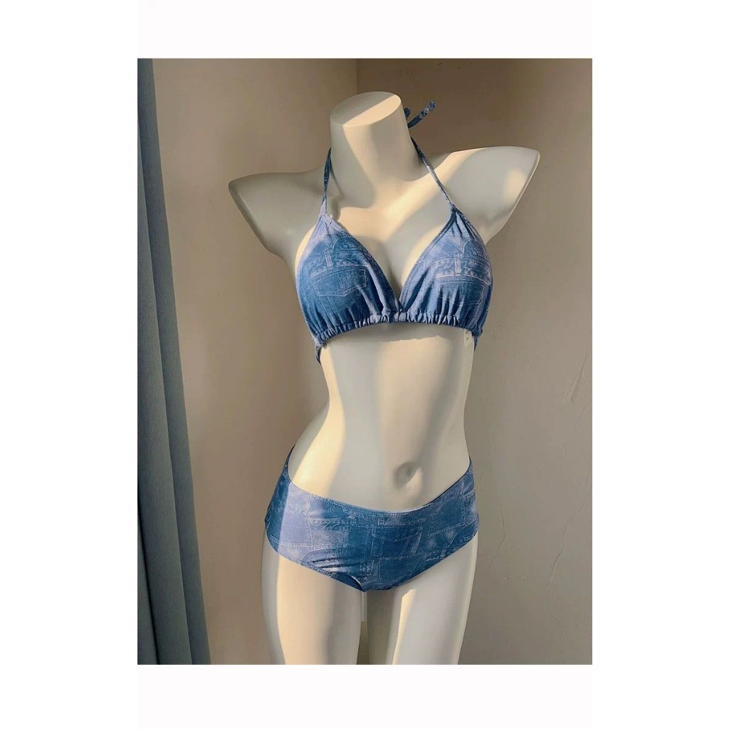 RICH-THEY Bộ Bikini Bốn Mảnh Mới Thời Trang Dài Tay Mỏng Có Đệm Ngực-V132 | BigBuy360 - bigbuy360.vn