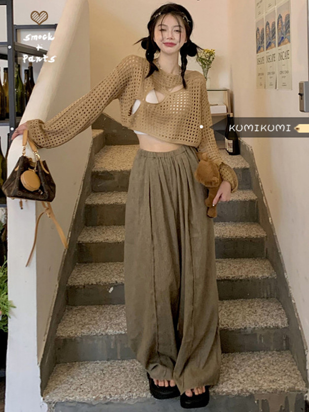 {Men's Jacket} [A196] Áo LƯỚI len Montoghi kiểu KHOÉT LỖ độc đáo cá tính - L2M