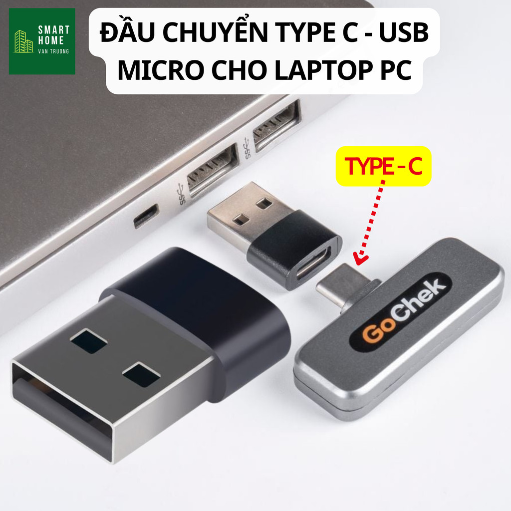 Đầu chuyển đổi Type C sang USB cho mic thu âm không dây GoChek