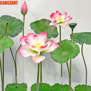 Cabezant Phong Cảnh Hoa Nhân Tạo, Hoa Sen Thân Dài Nghệ Thuật Mô Phỏng, Trang Trí Ao Nhà EVA Với Thanh Đạo Cụ Trang Trí Hoa Giả Đồ Dùng Làm Vườn