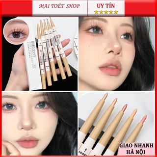  Bút Kẻ Bọng Mắt 2 Đầu Vẽ Nhũ Mắt Bắt Sáng Hightlight Siêu Tự Nhiên 