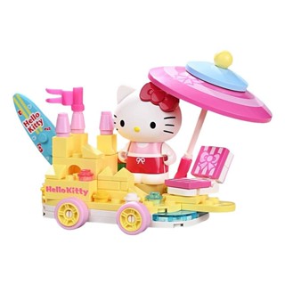  Khối xây dựng tuyệt vời Đồ chơi Sanrio lắp ráp giáo dục trẻ em Tương thích với mô hình diễu hành xe ô tô Lego 