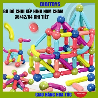 Bộ Đồ Chơi Xếp Hình Nam Châm, Xếp Hình Lego Thông Minh Cho Bé, Đồ Chơi Trẻ Em Phát Triển Trí Tuệ