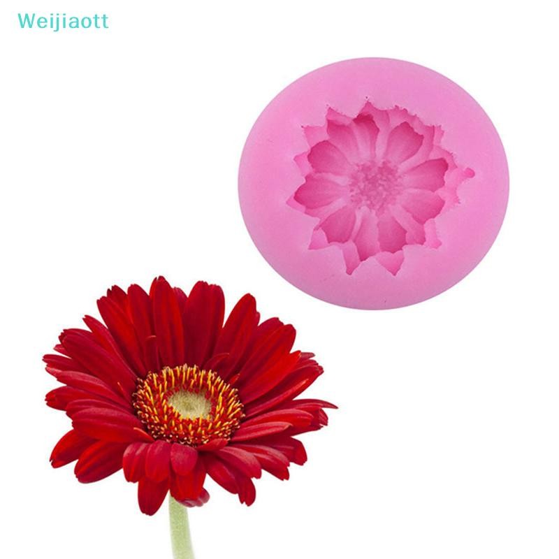 [Weijiaott] Khuôn silicon hình hoa DIY Bánh ngọt Cupcake Khuôn nướng sô cô la [AO]