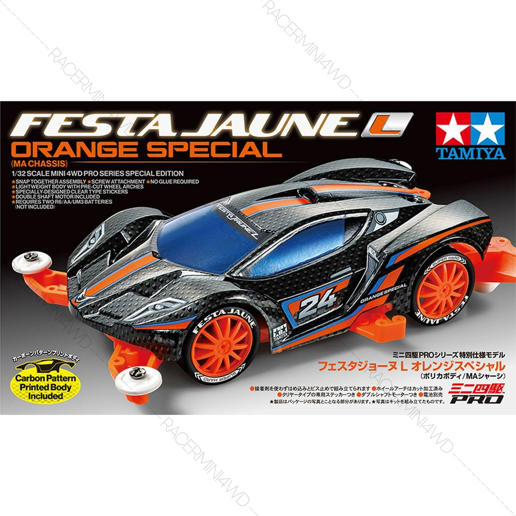 TAMIYA 95658 1 / 32 Mini 4WD PRO Festa Jaune L Orange Special (Khung MA)