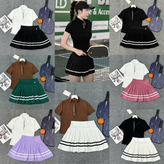 Bộ thể thao nữ, Bộ váy Áo chơi Pickleball, Golf, Tennis, cầu lông ... Hàng QC cao cấp