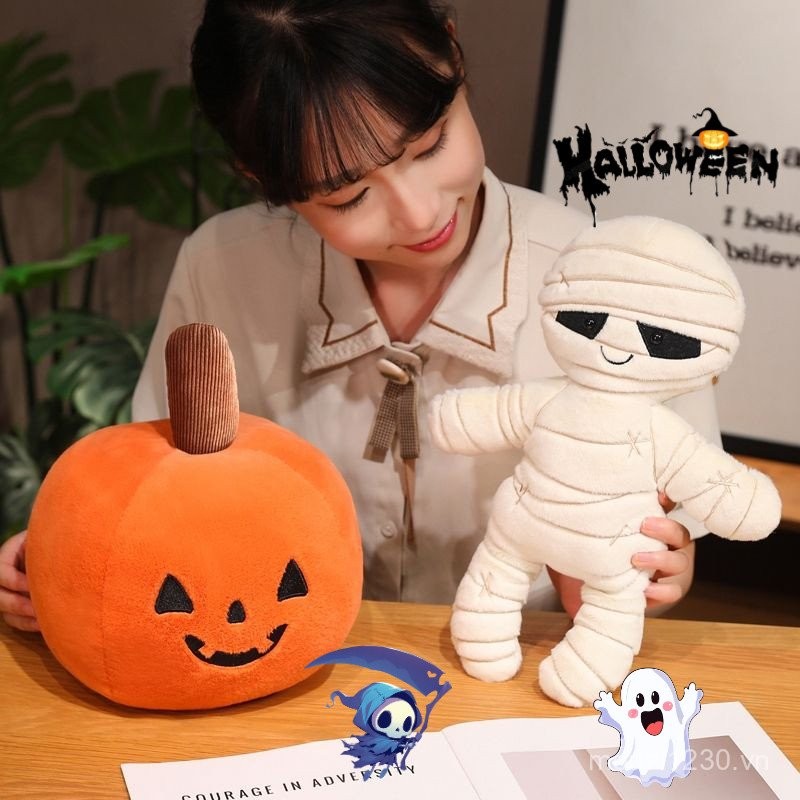 Nam sáng tạo Halloween gấu bông quà Quỷ Đồ chơi nhồi bông búp bê xác ướp Halloween bí ngô Búp Bê Cô 