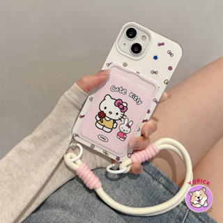 Ốp Điện Thoại Mèo Dễ Thương Cho IPhone 11 12 13Pro Max 14Plus 15 16 Pro XR XS Max 7 8 Plus SE2020 Vỏ Điện Thoại Hoạt Hình Cho IPhone 16Pro Max Vỏ Mềm Cô Gái Có Dây GKB