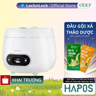  Nồi cơm điện LocknLock mini 0.8L Chính hãng EJR426WHT - HAPOS LSA 