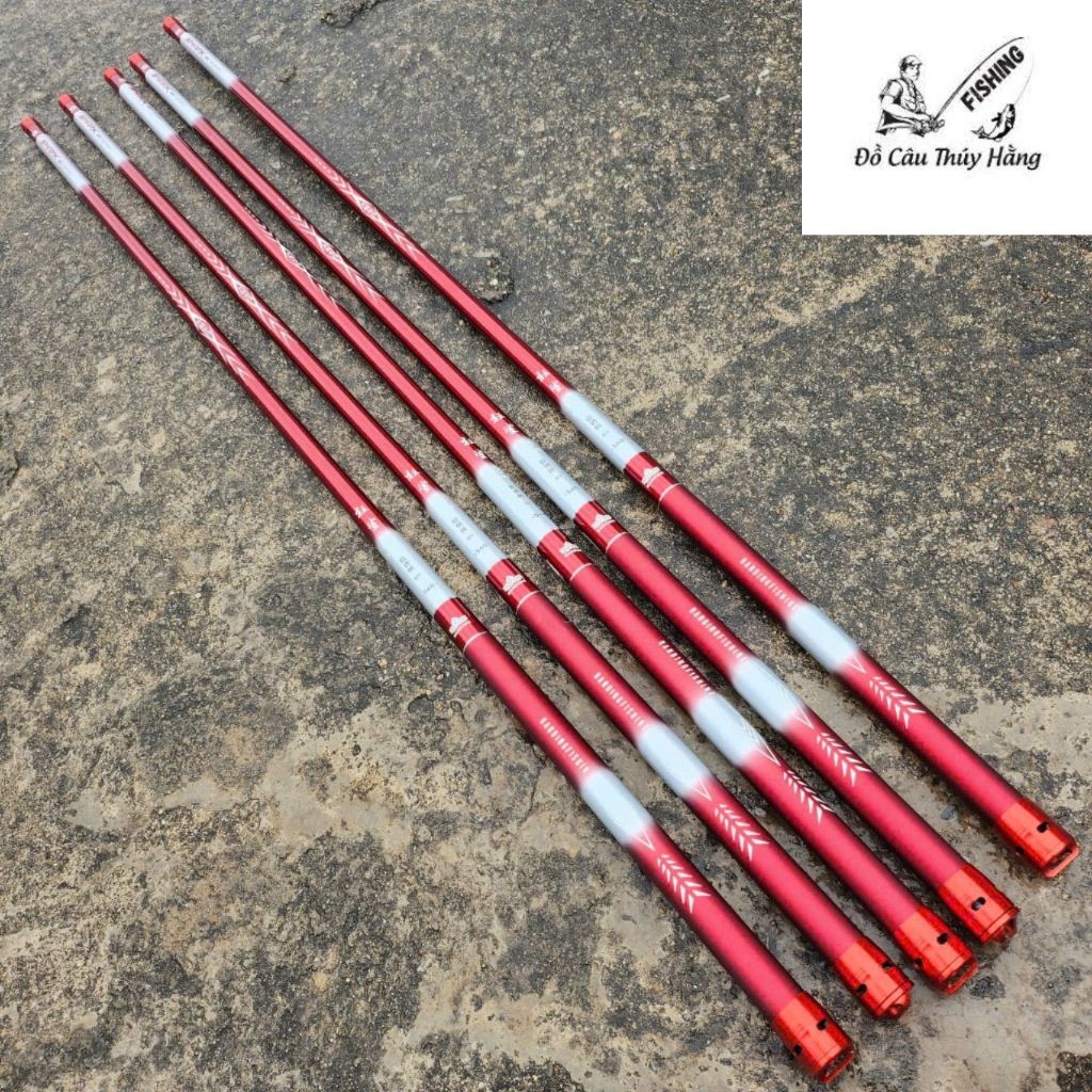 Cần câu tay Handing Shark 8H f1 Tặng kèm ngọn phụ zin