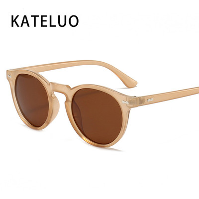 KATLUO Mới Unisex Kính Mát Phân Cực Thời Trang Khung Nhỏ Đinh Tán Gương Chống Nắng GM2947