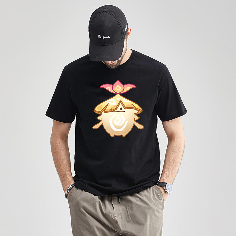 < Yuanshen > Áo thun Anara, họa tiết hoạt hình, mặc thoải mái Chất liệu 100% Cotton