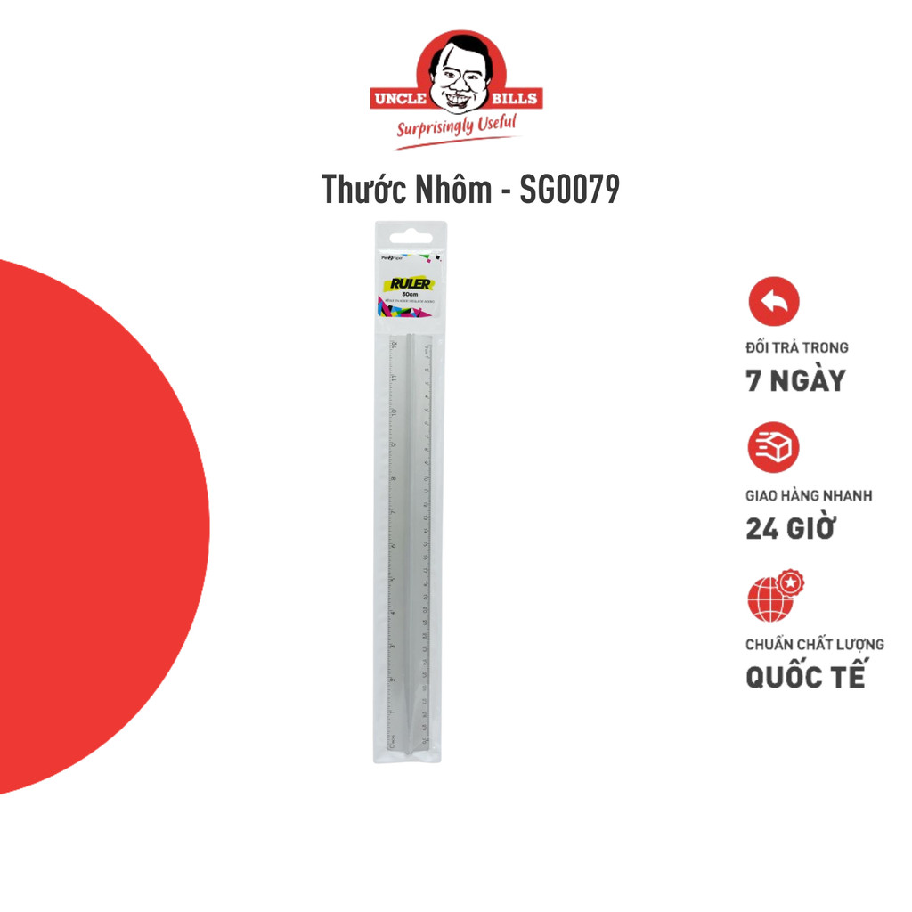 Thước nhôm UNCLE BILLS SG0079 (50cm)