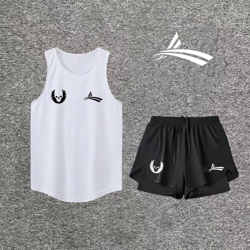 Worrandi Volanti Training Summer Quick-Drying Outfit Running Exercise Vest Shorts Three-Point Men's 