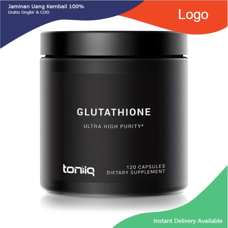 Viên trắng da liều cao Glutathione 1000mg tinh khiết Toniiq 120 viên USA