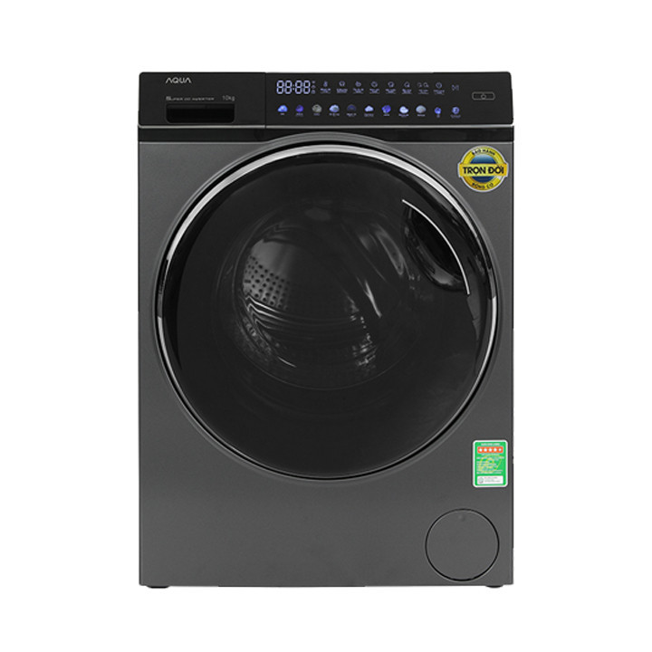 Máy giặt Aqua AQD-DDW1000J.BK 10kg DD AI Smart Wash màu đen