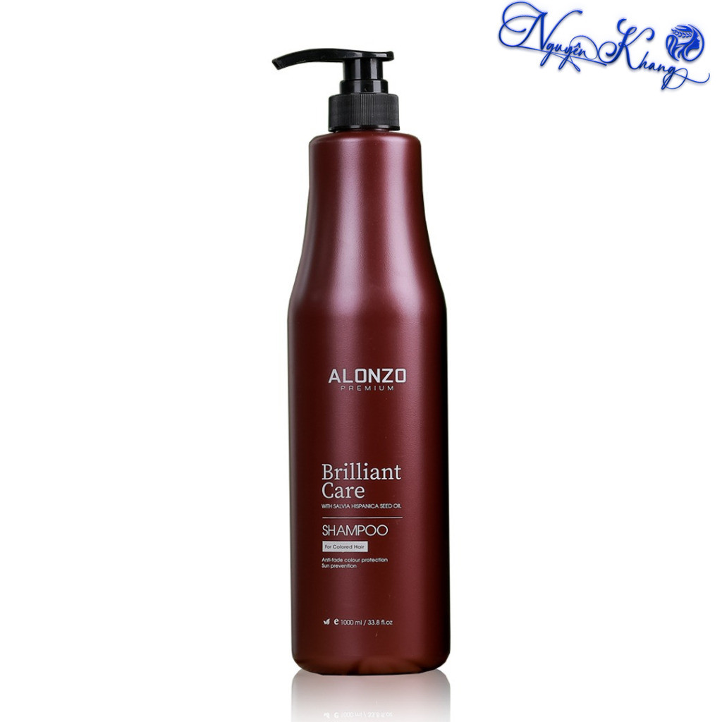 Dầu gội cho tóc nhuộm Alonzo Brilliant Care Shampoo 1000ml [ BD ]