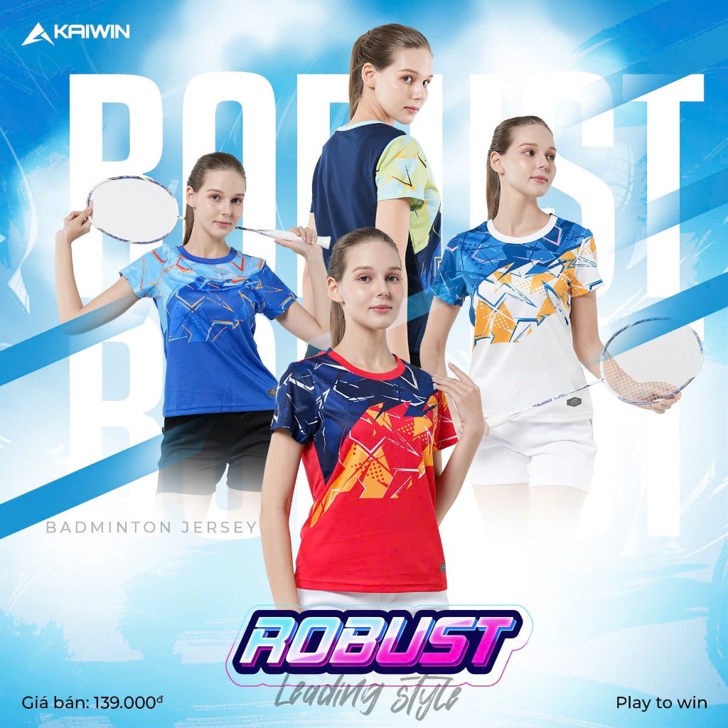 Áo Thể Thao Nam Nữ Unisex, Áo PickleBall Kaiwin ROBUST Co Giãn 4 Chiều, Thấm Hút Mồ Hôi -  Picklebal