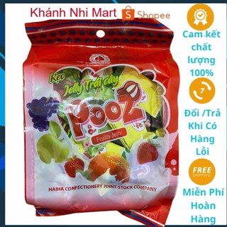    GÍA SỈ   kẹo dẻo jelly hoa trái pooz Hải Hà gói 350g,Kẹo Dẻo Jelly Trái Cây Tổng Hợp Pooz Hải Hà Khánh Nhi Mart 