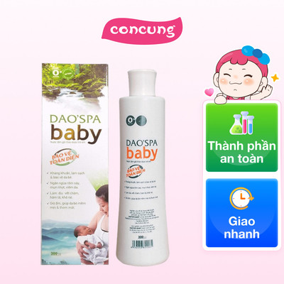 Nước Tắm gội thảo dược Trẻ em Dao'Spa Baby