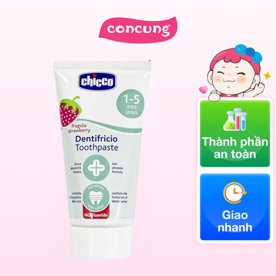 Kem đánh răng hương Dâu 12M+ Chicco