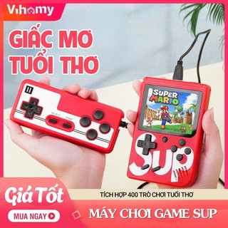 Máy Chơi Game Cầm Tay SUP 400 Trò Chơi Cổ Điển Máy Chơi Điện Tử Trẻ Em Gameboy Kết Nối TV VIHOMY