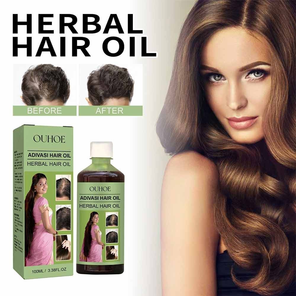 OUHOE Herbal Hair Strengthening Oil 100ml Hair Accessories