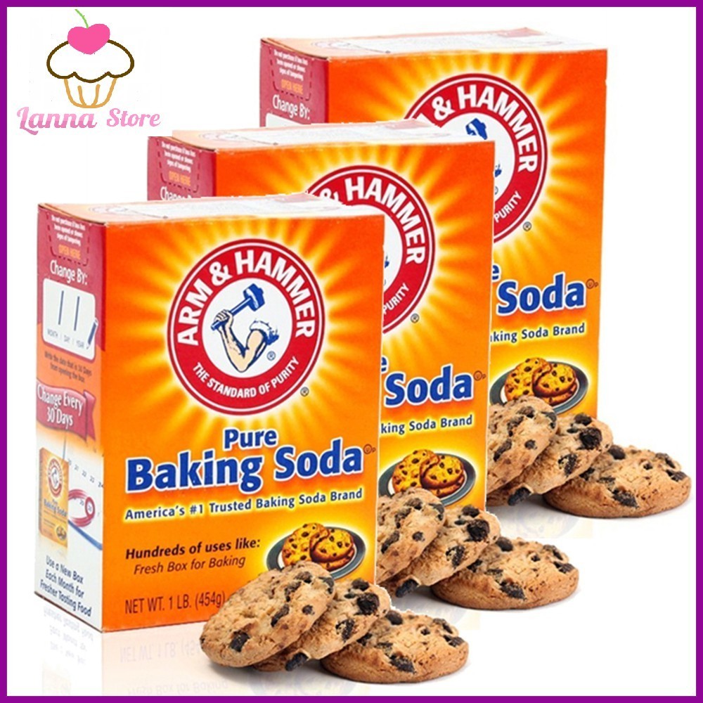【HÀNG CHUẨN-2HỘP]Bột Baking Soda đa năng bột nở baking soda khử mùi diệt khuẩn tẩy rửa làm bánh - Hộ