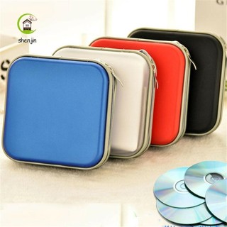 40 Túi đựng đĩa DVD CD shenjin sức chứa lớn có khóa kéo nhiều màu sắc