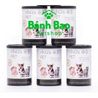 Pate King Pet Lon 380g - Pate Cho Mèo King's Pet Dành Cho Chó & Mèo
