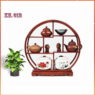 💎RẺ VÔ ĐỊCH💎Kệ Trưng Bày Gỗ Hương Tròn